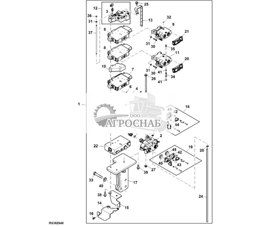 Гидравлическая система с высоким расходом, SCV, с двухступенчатым редуктором, комплект для самостоятельной установки - ST944103 744.jpg